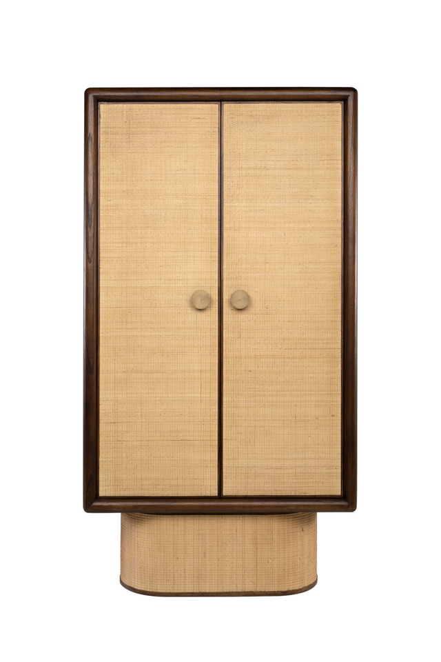 Modern Rattan 2-Door Cabinet | Versmissen Granada | Oroa.com