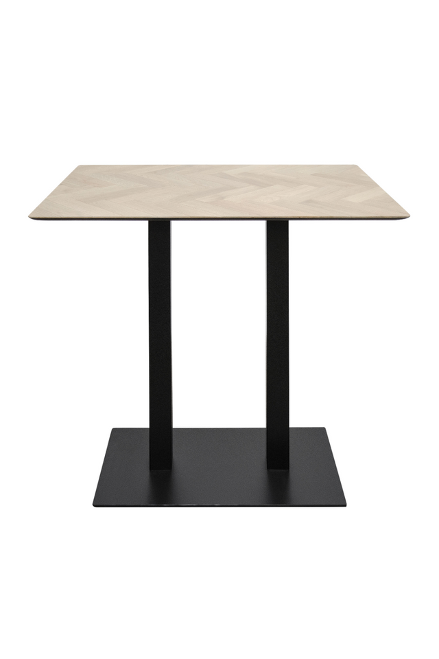 Natural Oak Bar Table | Versmissen Herringbone | Oroa.com