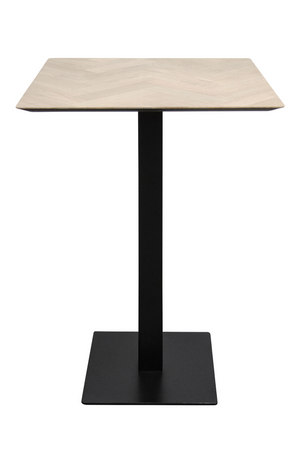 Solid Oak Bar Table | Versmissen Herringbone | Oroa.com