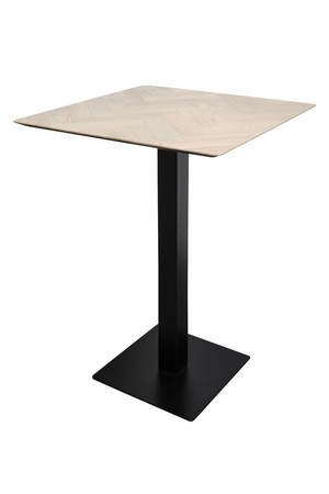 Solid Oak Bar Table | Versmissen Herringbone | Oroa.com