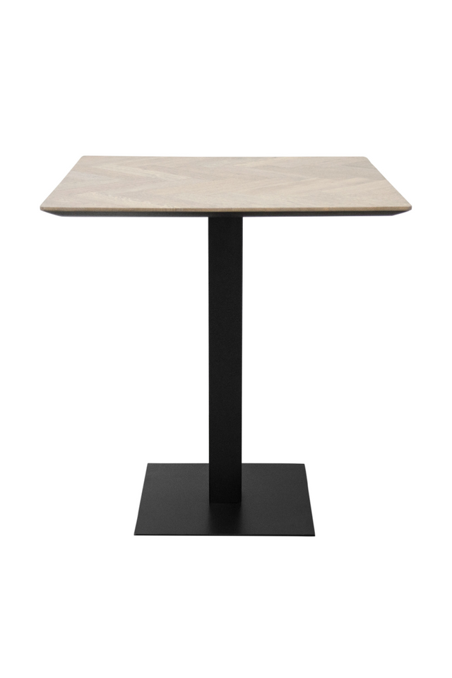Square Pedestal Dining Table | Versmissen Herringbone | Oroa.com