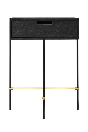 Black One-Drawer Cabinet | Versmissen Highline | Oroa.com