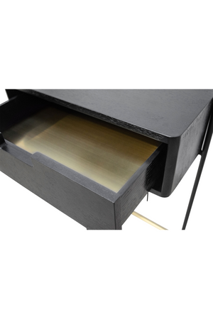 Black One-Drawer Cabinet | Versmissen Highline | Oroa.com