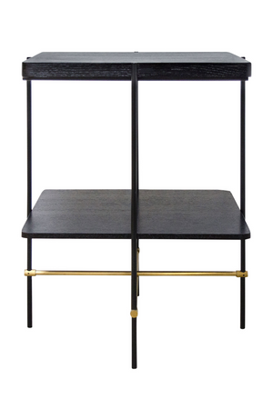 Black 2-Layer Occasional Table | Versmissen Highline | Oroa.com