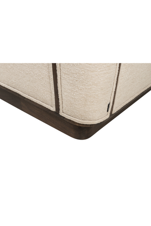 Beige Channeled Sofa | Versmissen Isabel | Oroa.com