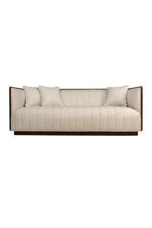 Beige Channeled Sofa | Versmissen Isabel | Oroa.com