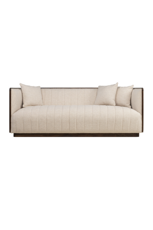 Beige Channeled Sofa | Versmissen Isabel | Oroa.com