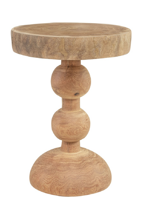 Central Base Wood Side Table | Versmissen Boule | Oroa.com