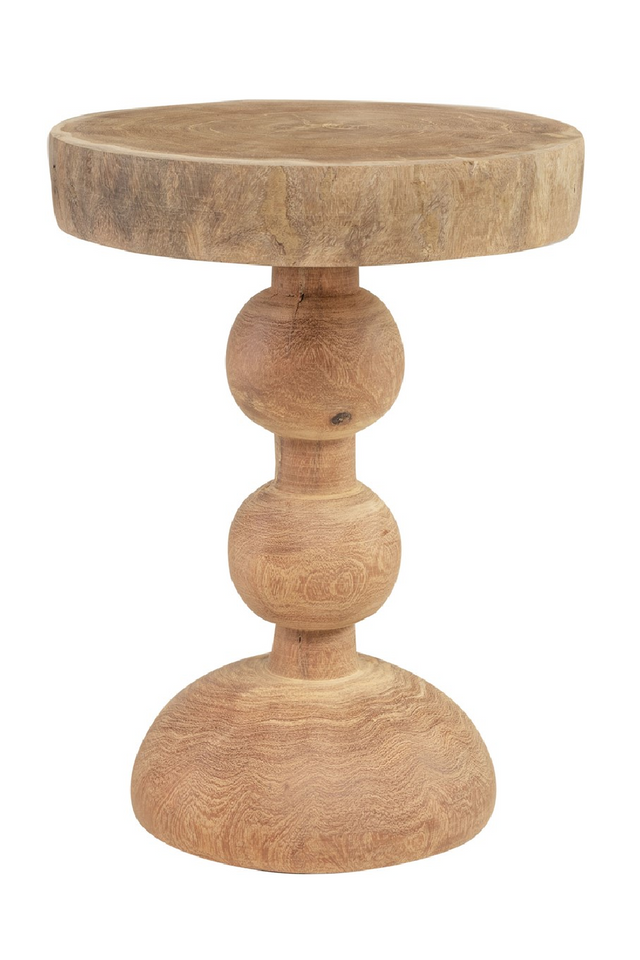 Central Base Wood Side Table | Versmissen Boule | Oroa.com