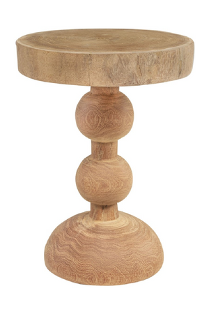 Central Base Wood Side Table | Versmissen Boule | Oroa.com