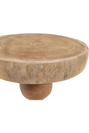 Central Base Wood Side Table | Versmissen Boule | Oroa.com