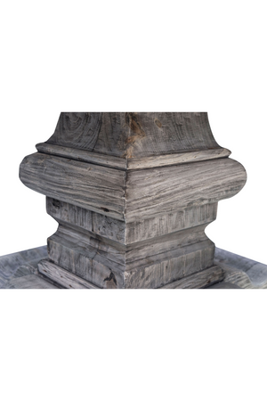 Gray Round Dining Table | Versmissen Column | Oroa.com