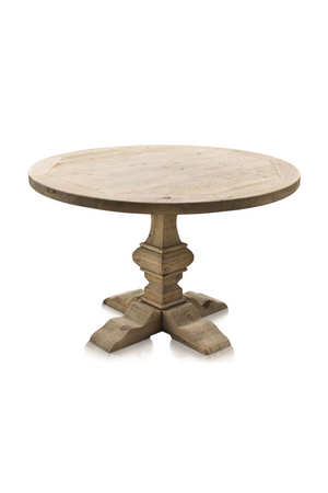 Natural Round Dining Table | Versmissen Column | Oroa.com