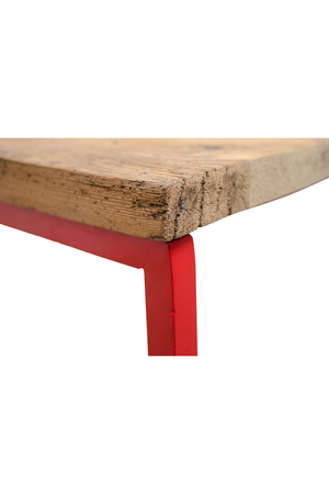 Red Base Sofa Table L | Versmissen Slim | Oroa.com