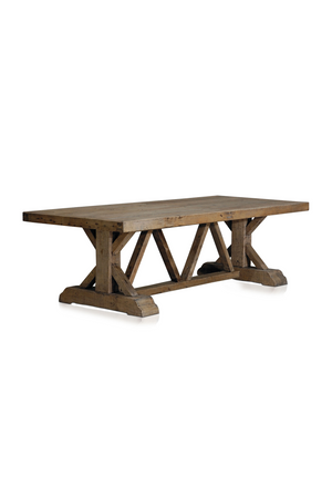 Pine Farmhouse Dining Table | Versmissen Aix En Provence | Oroa.com