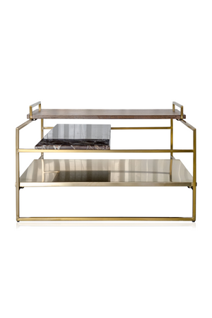 Multi-layered Gold Coffee Table | Versmissen Architect | Oroa.com