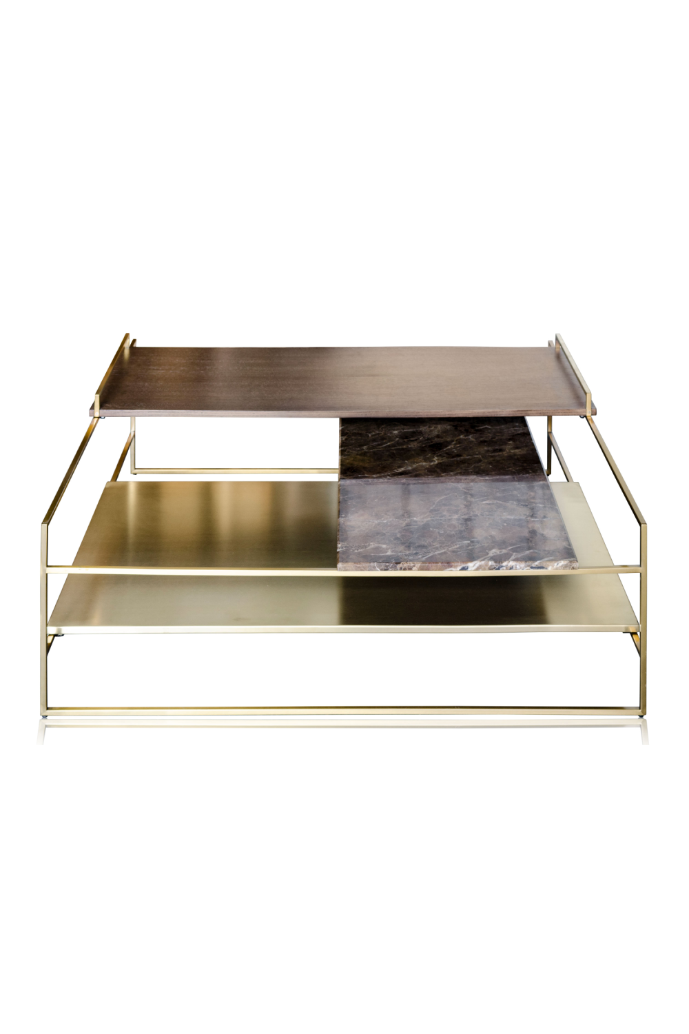 Multi-layered Gold Coffee Table | Versmissen Architect | Oroa.com