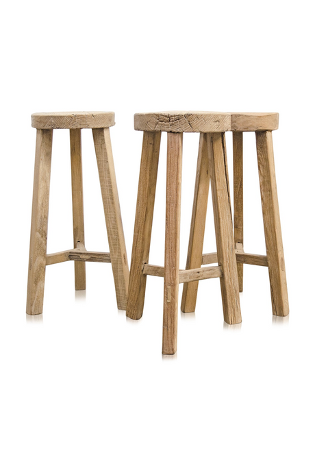 Round Wooden Bar Stool | Versmissen | Oroa.com