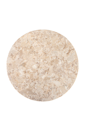 Cream Marble Tripod Occasional Table | Versmissen Tommy | Oroa.com