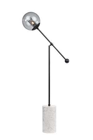 Smoked Glass Orb Floor Lamp | Versmissen Orbit | Oroa.com