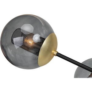 Smoked Glass Hanging Lamp L | Versmissen Orbit | Oroa.com