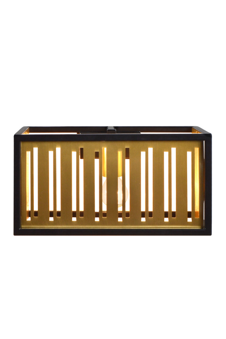 Steel Framed Brass Wall Lamp | Versmissen Oriente | Oroa.com