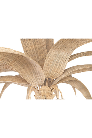 Handcrafted Rattan Floor Lamp | Versmissen Palm Tree | Oroa.com