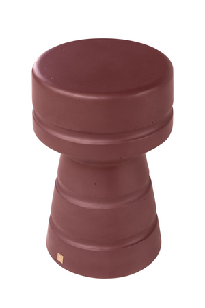 Burgundy Modern Table / Stool | Versmissen Pawn | Oroa.com