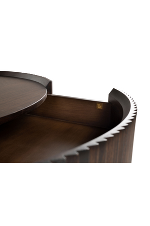 One-Drawer Round Coffee Table | Versmissen Pogoro | Oroa.com