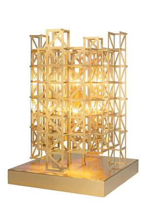 Brass Framework Table Lamp | Versmissen Pontes | Oroa.com