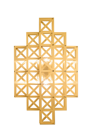 Gold Framework Wall Lamp | Versmissen Pontes | Oroa.com