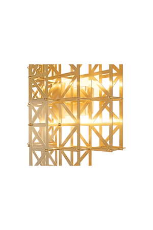 Gold Framework Wall Lamp | Versmissen Pontes | Oroa.com
