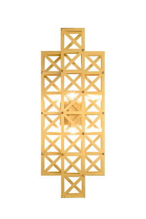 Gold Framework Wall Lamp | Versmissen Pontes | Oroa.com
