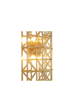 Gold Framework Wall Lamp | Versmissen Pontes | Oroa.com