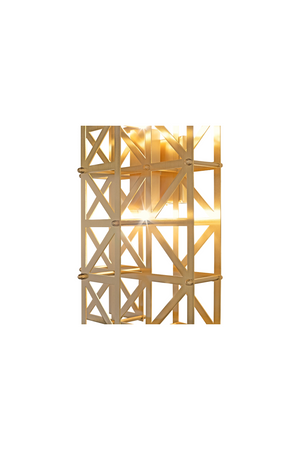 Gold Framework Wall Lamp | Versmissen Pontes | Oroa.com