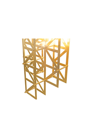 Gold Framework Wall Lamp | Versmissen Pontes | Oroa.com