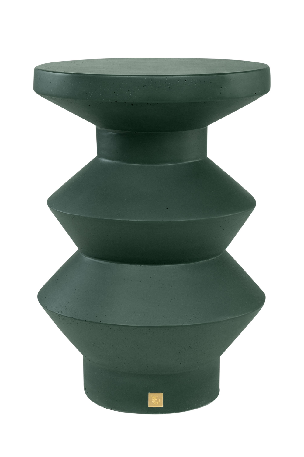 Green Geometrical Table / Stool | Versmissen Rook | Oroa.com
