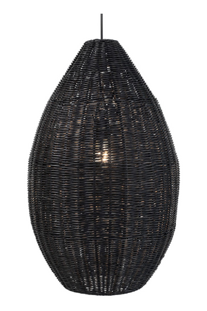 Rattan Teardrop Hanging Lamp M | Versmissen San Agnes | Oroa.com