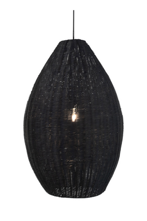 Rattan Teardrop Hanging Lamp S | Versmissen San Agnes | Oroa.com