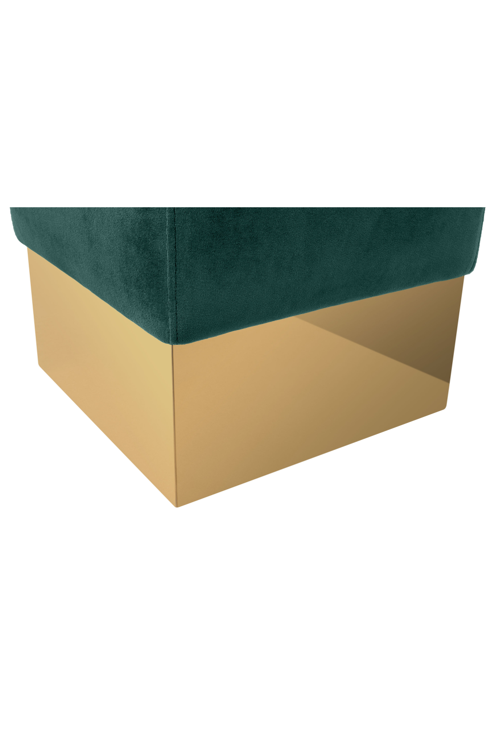 Square Velvet Modern Stool | Versmissen Stella | Oroatrade.com