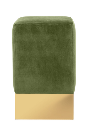 Square Velvet Modern Stool | Versmissen Stella | Oroatrade.com