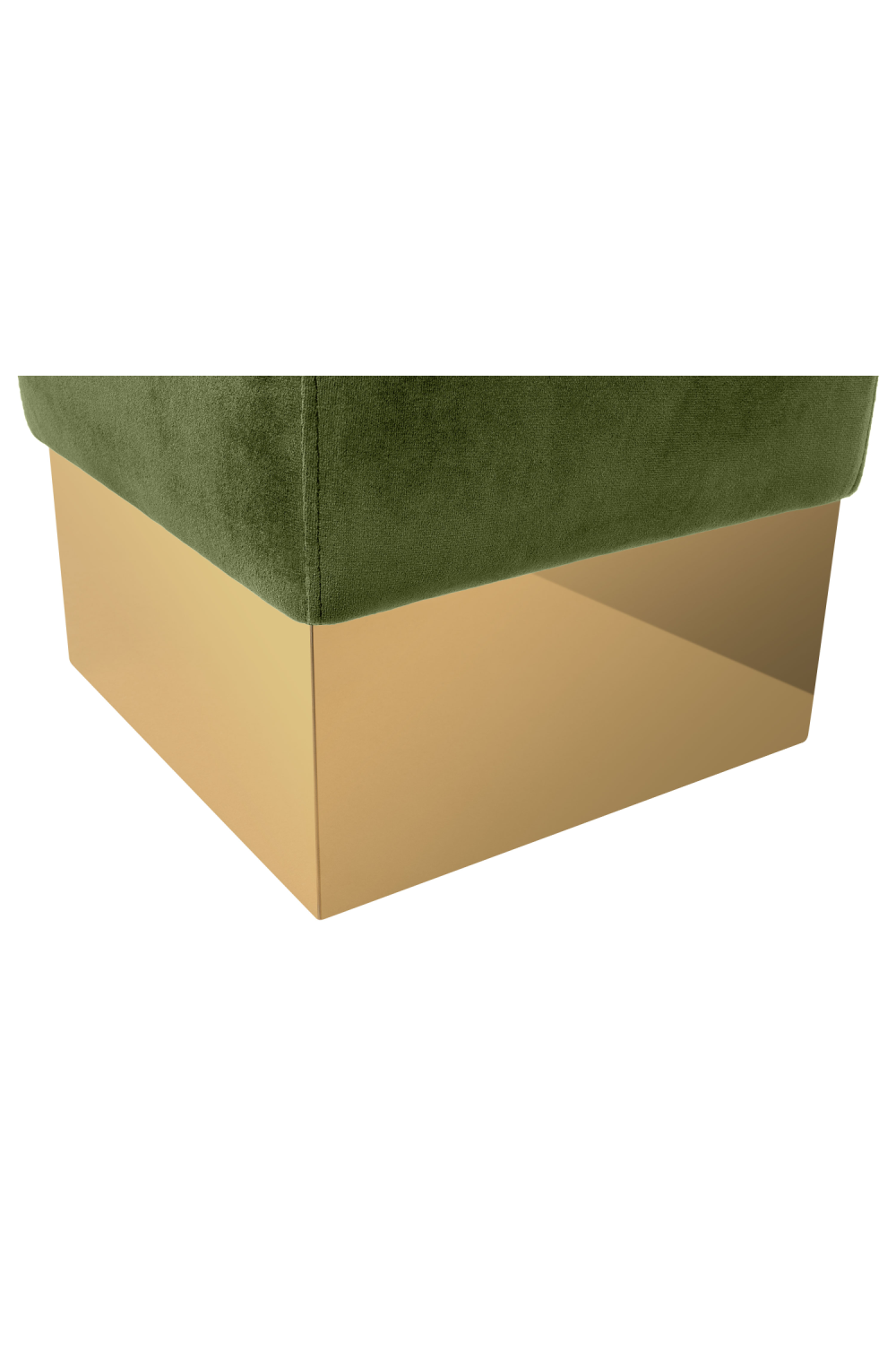 Square Velvet Modern Stool | Versmissen Stella | Oroatrade.com