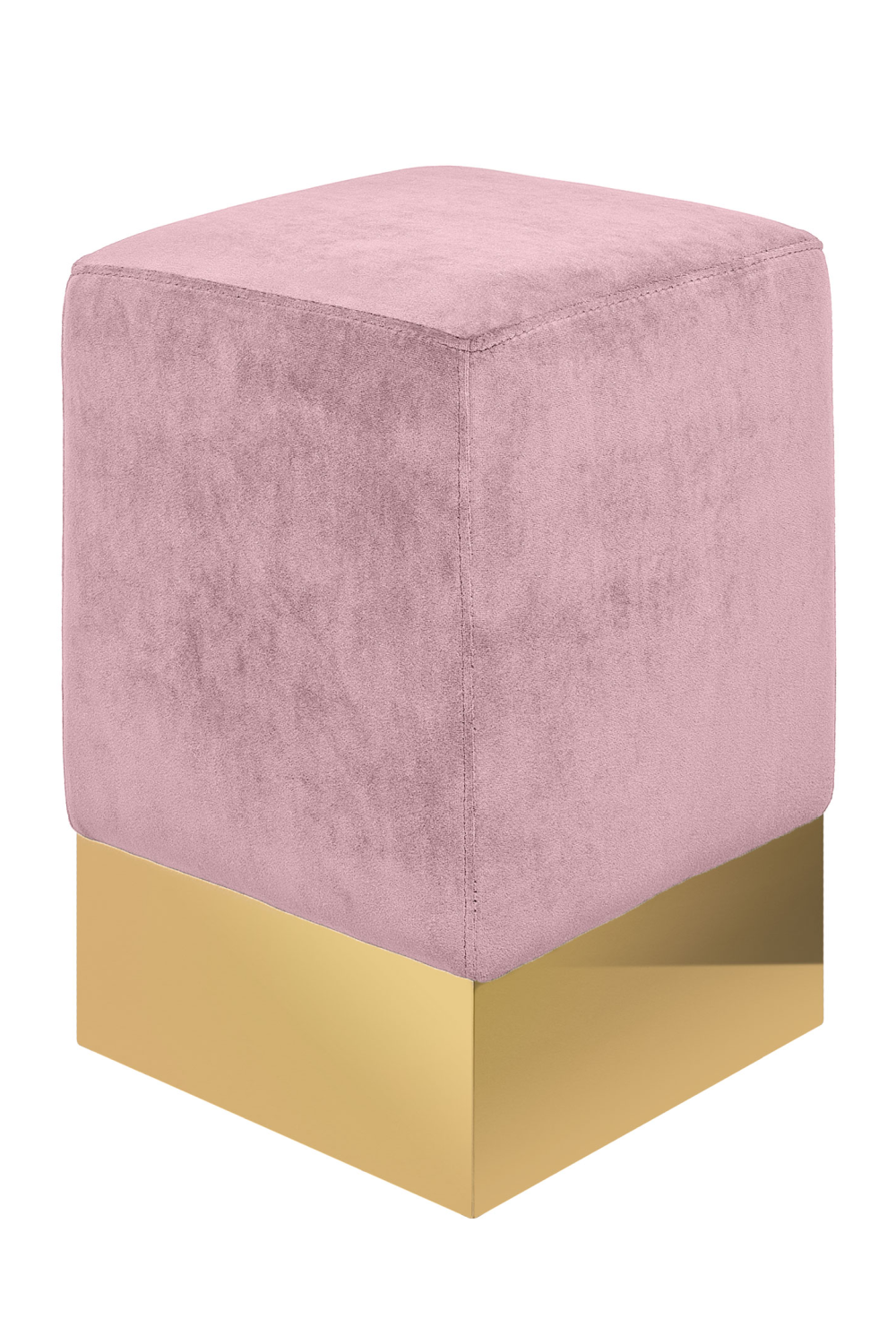 Square Velvet Modern Stool | Versmissen Stella | Oroatrade.com