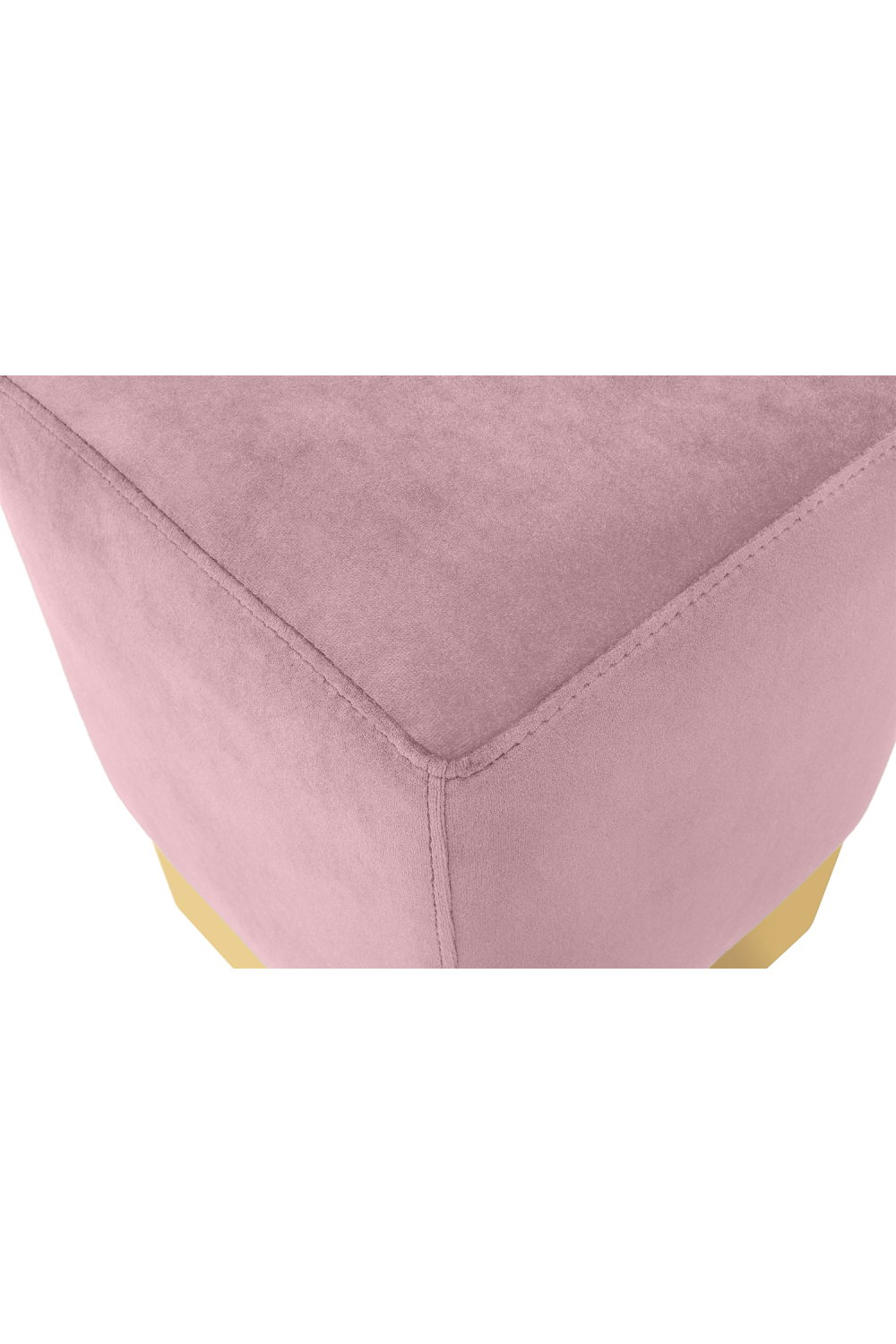 Square Velvet Modern Stool | Versmissen Stella | Oroatrade.com