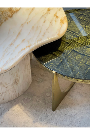 Free-Form Marble Coffee Table | Versmissen Atol | Oroa.com