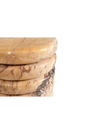 Marble Tiered Table / Stool | Versmissen Bibendum | Oroa.com