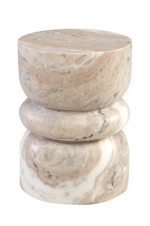 Stacked Marble Table / Stool | Versmissen Bobine | Oroa.com