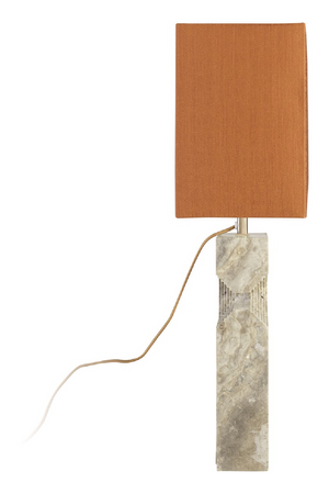 Gray Travertine Table Lamp | Versmissen Reso | Oroa.com