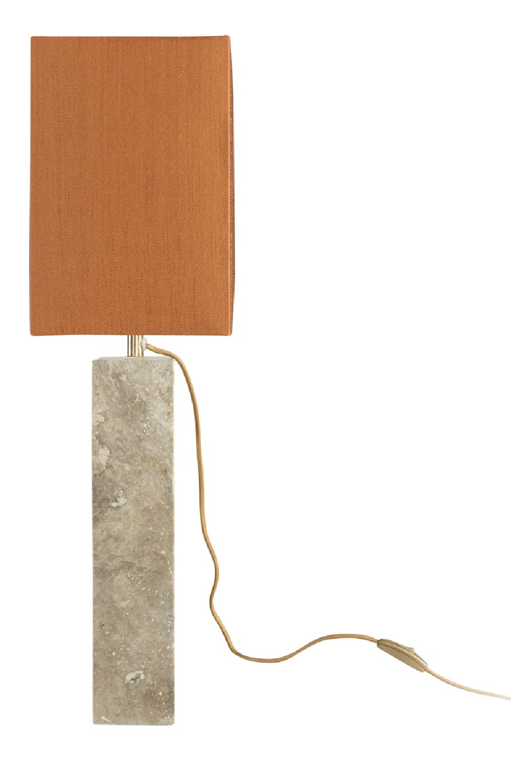 Gray Travertine Table Lamp | Versmissen Reso | Oroa.com