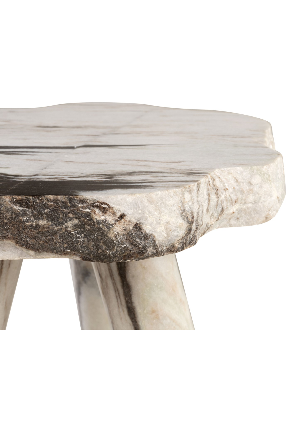 White Organic Accent Table | Versmissen Rocky | Oroa.com